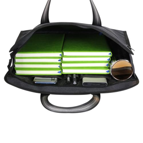 Business A4 Bag Handbag Zip Canvas Pack Multi Layer Thickened Men's Office Bag2