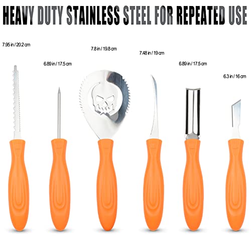 Upgraded 18-Piece Pumpkin Carving Kit