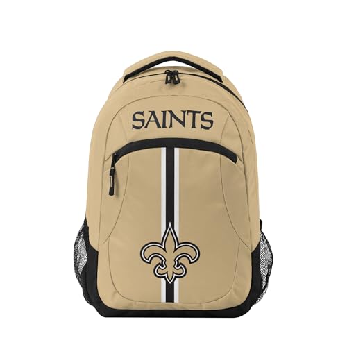 Image of FOCO New Orleans Saints NFL Alternate Color Action Backpack - Gold