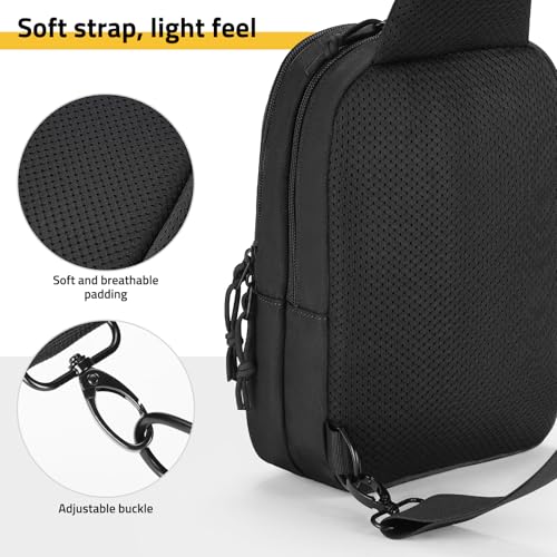 CVLIFE CCW Sling Bag for Men, Tactical EDC Concealed Carry Chest Pack - image 5
