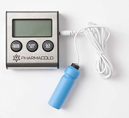 Traceable Vaccine Thermometer with Alarm for Refrigerator, Laboratory Medical Vaccine and Pharmacy refrigerators and freezers Thermometer. -58 to 158 Degree F.