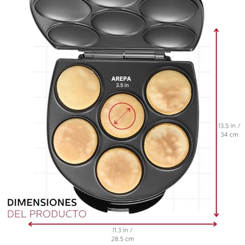 Image of Holstein Housewares HU-09005B Arepa Maker - Black
