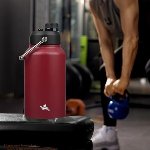 Image of Konokyo 87 oz Insulated Stainless Steel Water Bottle Jug with Handle