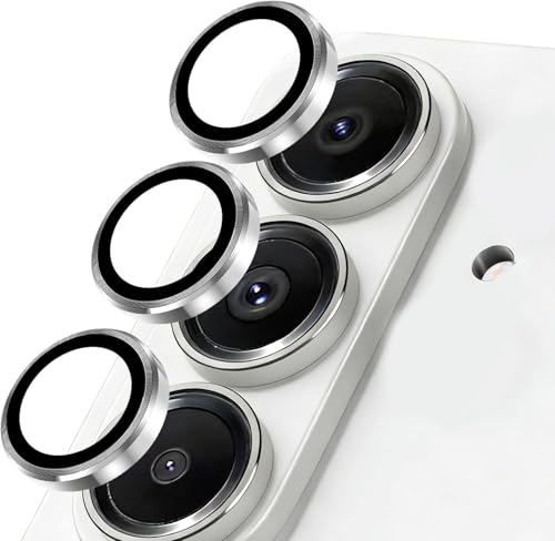 Image of Lensarmor Compatible with Samsung Galaxy S26 Plus /S26 White Camera Lens Protector (1 Pack) - Premium 9H Glass, Military-Grade Protection, Ultra-Clear Transparency & Case-Friendly Design