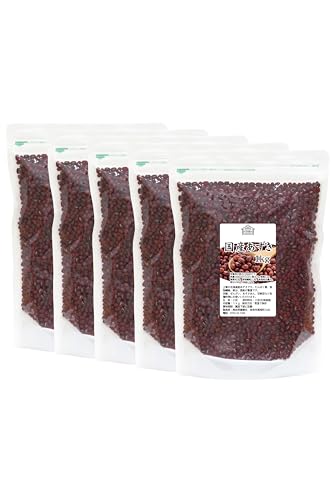 自然健康社 小豆 1kg×5個 あずき 北海道産 国産 乾燥豆