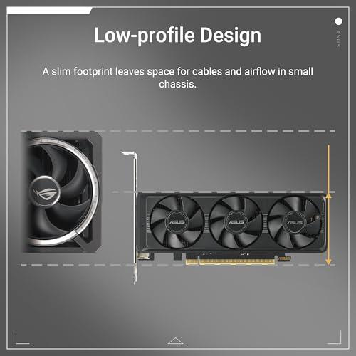 Image of ASUS GeForce RTX 5060 LP BRK 8GB GDDR7 Graphics Card (PCIe 5.0, 8GB GDDR7, HDMI /DP 2.1, Low-profile Design, IP5X Dust Resistance)