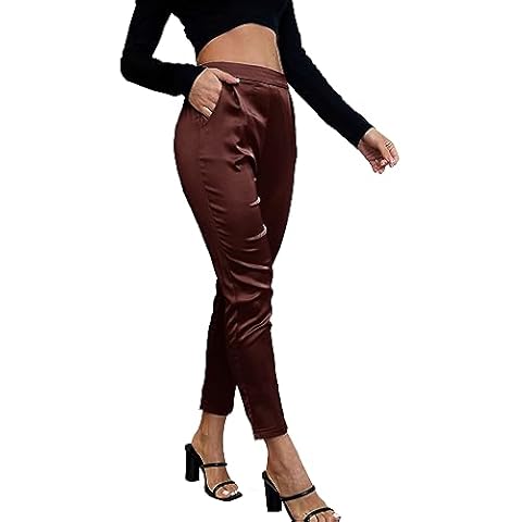 Women's Silky Satin Party Trousers by zsangbee Cover