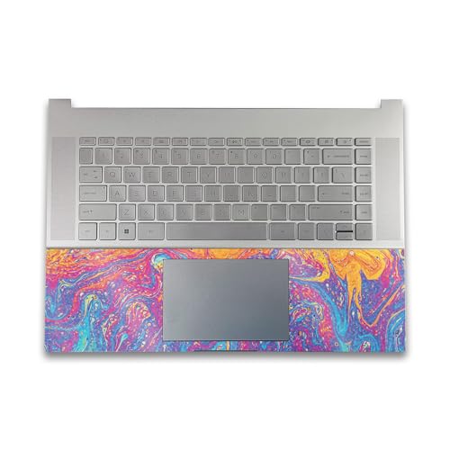 Image of Glossy Glitter Gaming Skin Compatible with HP Envy x360 16 inch (2023) - Paint Currents - Premium 3M Vinyl Protective Wrap Decal Cover - Easy to Apply | Crafted in The USA by MightySkins