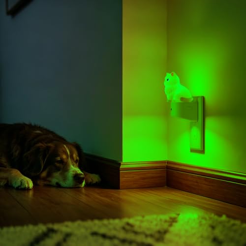 Image of DORESshop LED Night Light for Kids, Ragdoll Cat Night Lights Plug into Wall, 8 Colors+ Soft White 3000K Nightlight, Dusk to Dawn Sensor, Nightlights for Kids Room, Bedroom, Birthday Gift