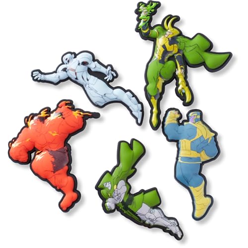 Image of Crocs Jibbitz DC /Marvel Super Hero Shoe Charm Packs