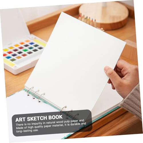 Carnet de peinture aquarelle perforé avec ouverture totale à plat