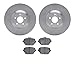 Dynamic Friction Company Rear Brake Rotors with 5000 Advanced Brake Pads 6502-63560