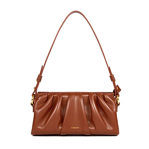 SINBONO Shoulder Bag, Evelyn Hobo Handbags Clutch Zipper Closure Small Purse with Adjustable Straps for Women