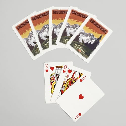 Lantern Press naipes poker Breckenridge Colorado miniatura 7
