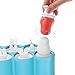 Zoku Polar Pop Molds, 5 Different Explorer Friends and Polar Explorer-Shaped Popsicle Molds in One Tray, Easy-Release, BPA-Free