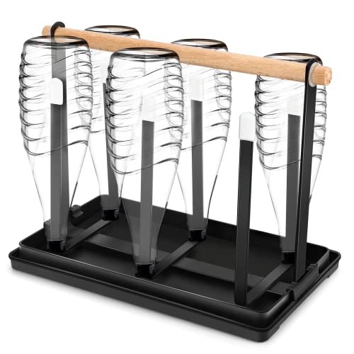 Flaschenhalter für SodaStream, 6-Flaschenständer, Metall Abtropfgestell...