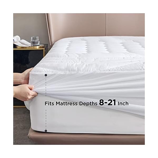 Bedsure Twin XL Mattress Pad Soft Mattress Cover for College Dorm