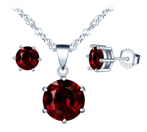 Juego de joyas de plata 925 y circonitas para regalar a una mujer especial