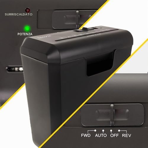 Distruggi documenti carte elettrico a striscie trita carta per ufficio sicurezza