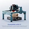 SCULPFUN RA Mini Laser Rotary Roller with Bracket, Y-Axis Rotary Roller 360 Rotation for Engraving Cylindrical Objects Cans Cups Bottles, Compatible with iCube, iCube Ultra and C1 Laser Engraver