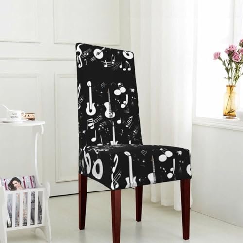 Housse de chaise de salle à manger extensible pour protéger des taches - 5
