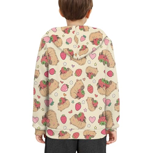 HUIACONG Boys Girls Hoodies for Youth Kids Crewneck Hooded Pullover Long Sleeve Sweatshirts4