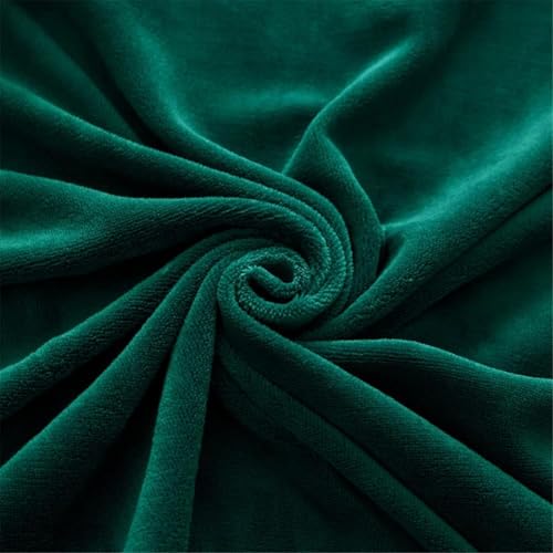 Samt Spannbettlaken 90x200 cm Warm Winter Frottee Spannbetttücher, Highdi Microfleece Flausch Vert Spannbetttuch 90 x 200 Boxspringbett… – Ansicht 3
