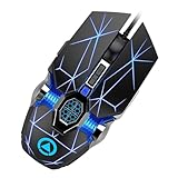 Souris de jeu pour ordinateur : enregistrement automatique des clics, prise en charge de l’insertion des boutons et du délai modifiable, souris de jeu mécanique