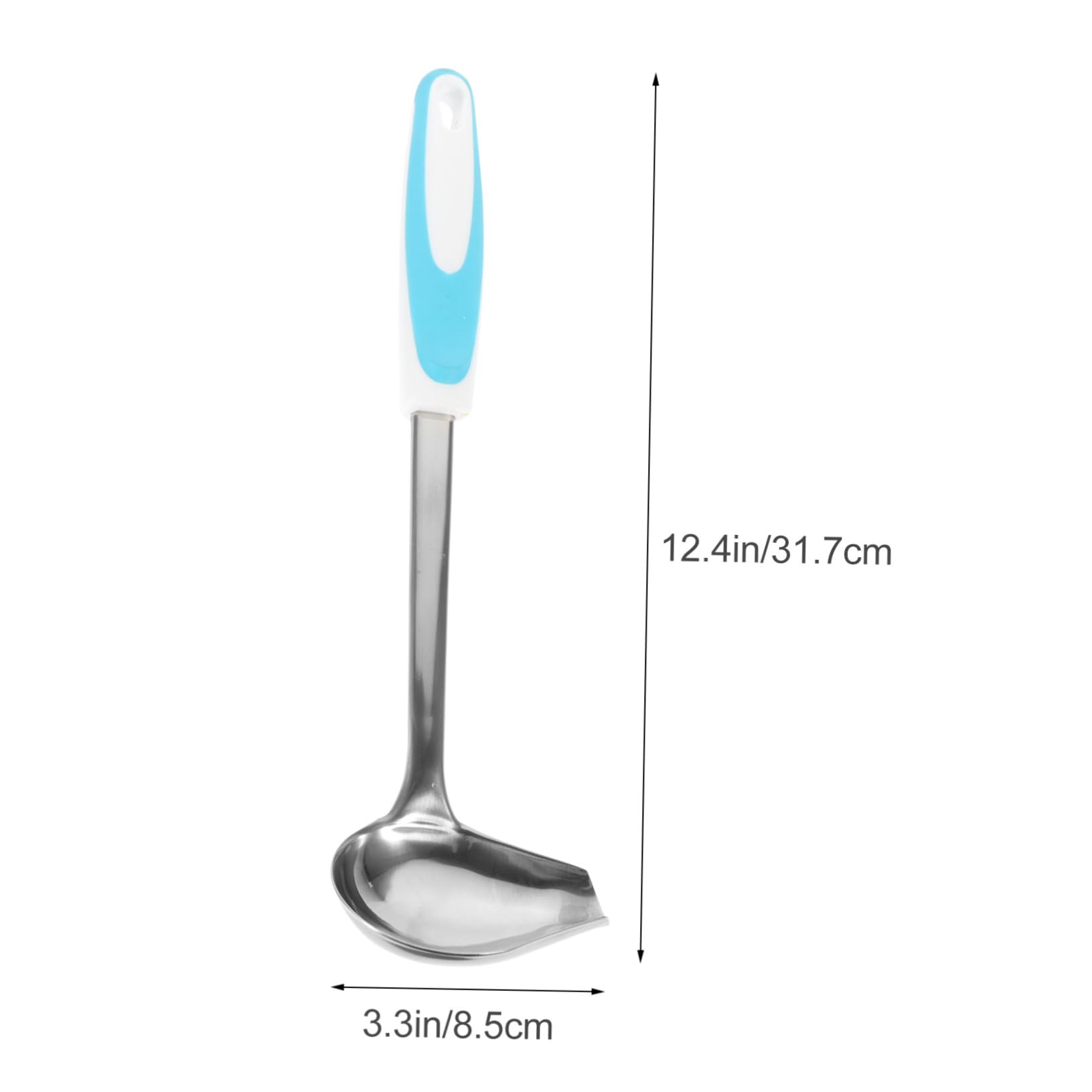 Cabilock Professional Sauce Decorating Spoon Multifunctional Stainless Steel Soup Spoon with Slip Design for Easy Serving and Decorating for Sauces and Soups Elegant Finish