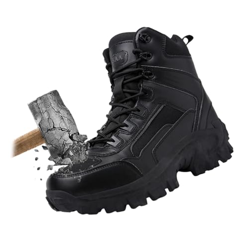 NOSBING Men's Waterproof Orthopedic Work Boots