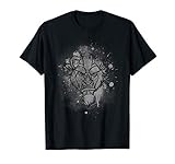 Disney Beauty And The Beast Ink Splatter Beast T-Shirt