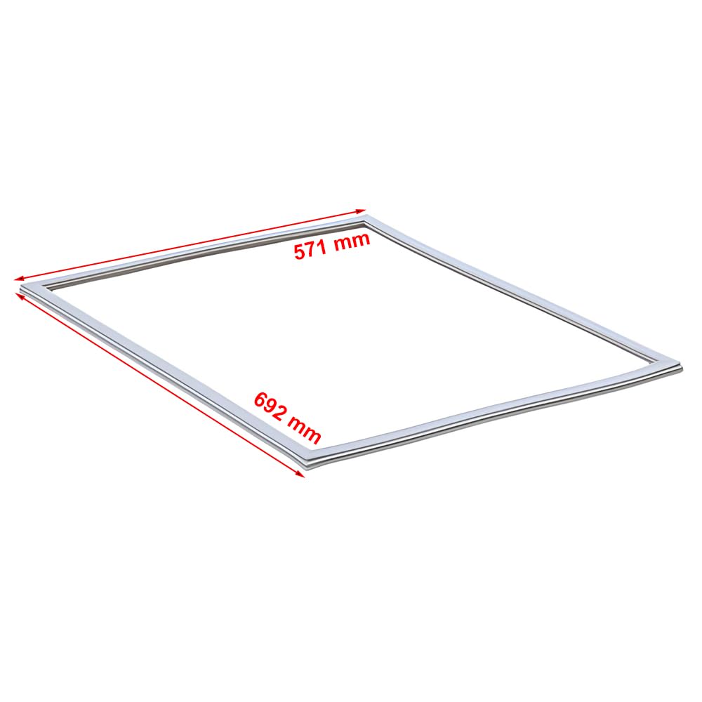 Guarnizione Magnetica 692 x 571 mm Per FREEZER CONGELATORE Frigorifero Compatibile Con Whirlpool Bauknecht Ed Ulteriori