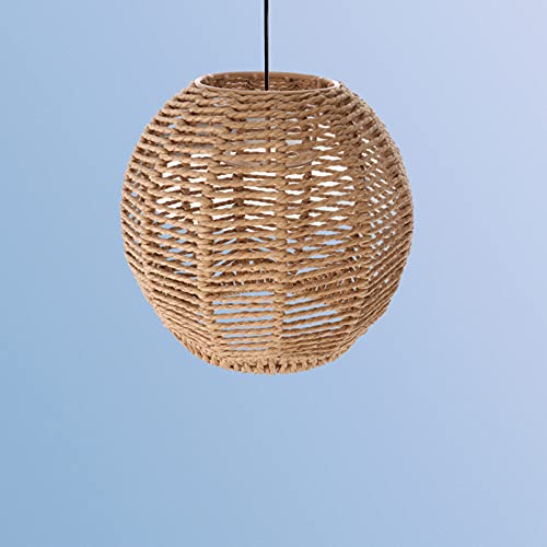 Rattan-Lampenschirm Aus Naturgeflecht – Boho-Stil Für Decken- & Stehlampen