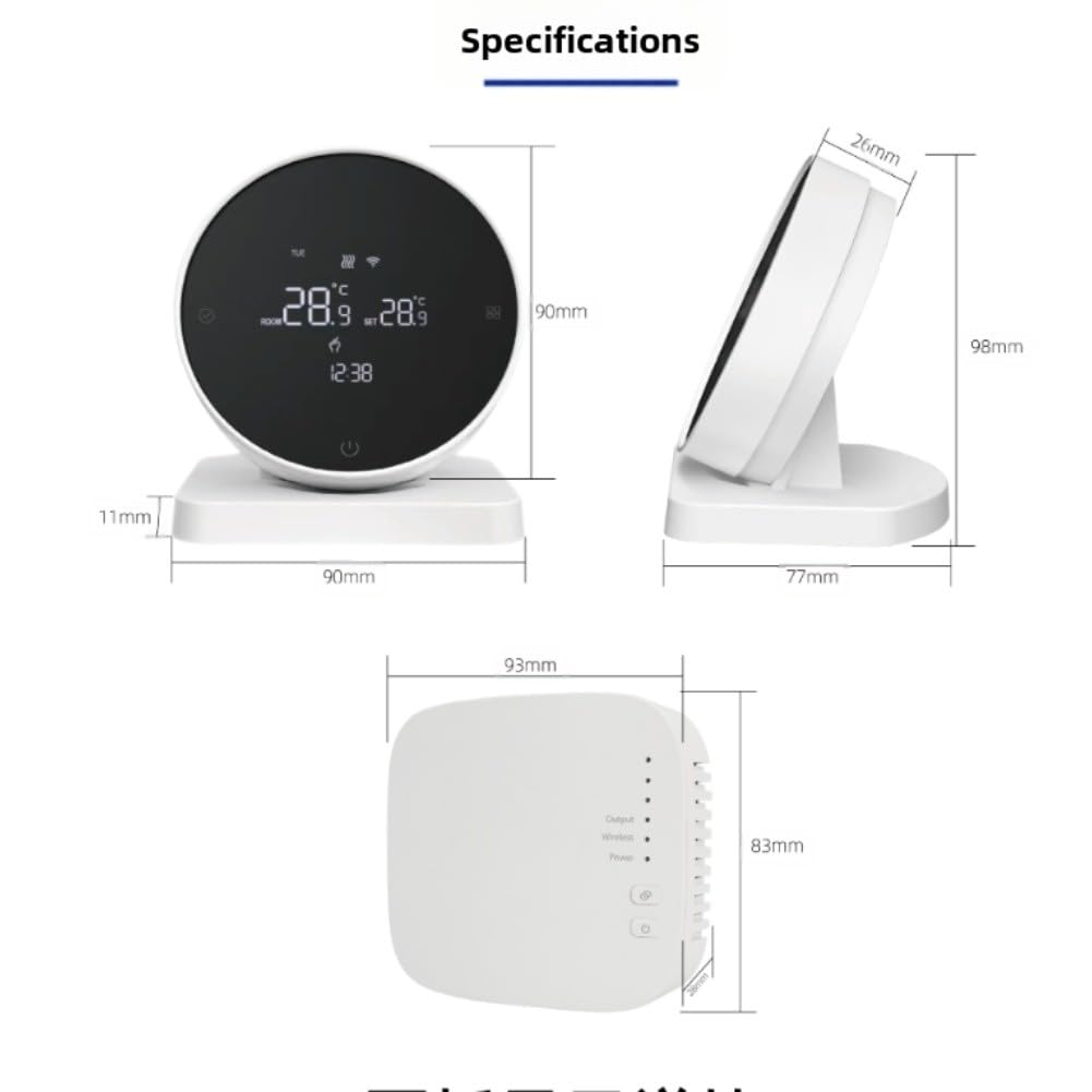 Termostato wireless 2 6 1 7 6 1 7 Opzioni che consentono 5 2 6 settimane basate (come mostrato nelle foto)