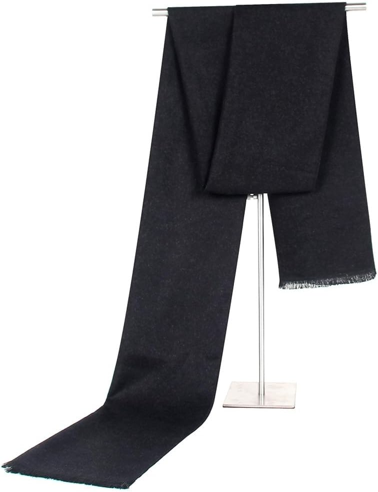 Classic business casual men's scarf, middle-aged and elderly imitation cashmere warm