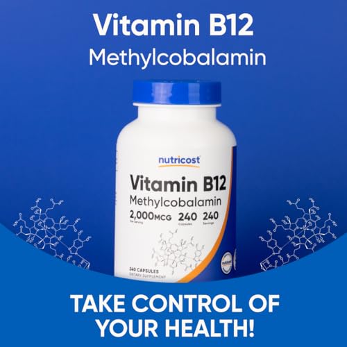Nutricost Methylcobalamin Vitamin B12 Capsules
