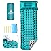 UTEBIT Cojín de Dormir Cojín de Aire para Exteriores Autoinflable Ultraligero Cojín de Dormir Impermeable Grueso Cojín de Aire con Cojín de Playa Cojín de Dormir Inflable cálido