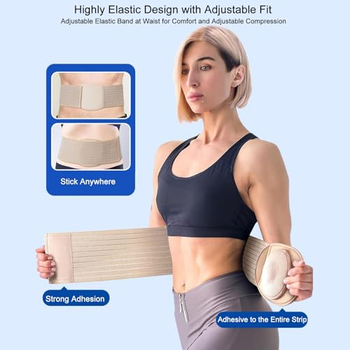 Faja abdominal soporte para hernia umbilical talla L miniatura 3