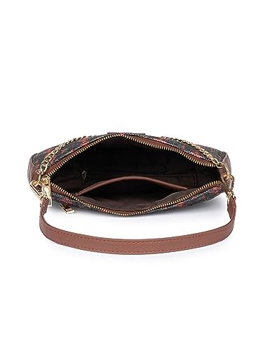 Image of ZOUK Women's Handcrafted Vegan Leather Casual Mini Shoulder Bag