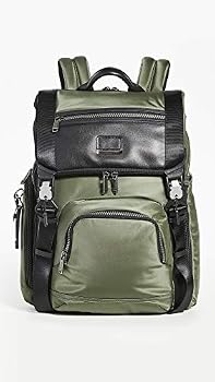 Tumi Men's Alpha Bravo Lark Backpack, Forest, Green, One Size
