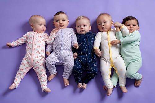 Image of monica + andy On the Go Baby One Piece, 100% Organic Baby Clothes for Girls & Boys, Sizes For Preemie, Newborn, & Infant