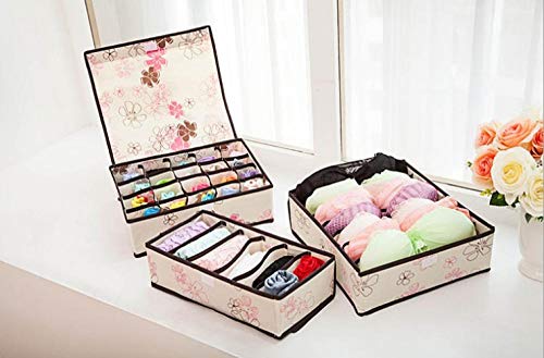 Preisvergleich Produktbild Terilizi Hochwertiger Faltbarer Aufbewahrungsbehälter Mit BH, Höschen, Krawatte, Socken 29X15.3X8.7Cm