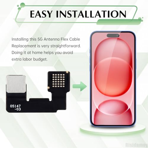 Antena celular iPhone 16 Plus módulo flex onda 5G MM para modelos A3290 A3082 6
