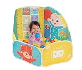 CoComelon Ball Pit with 15 Soft Flex Balls Pop and Play Arena for Baby Toddler Infant Boys & Girls [15 Balls Included]