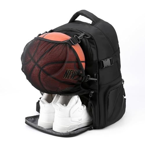 HMAKGG Basketball Rucksack, Fußball Rucksack mit Schuhfach, Separatem...