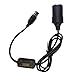 USB a 12V Encendedor de Cigarrillo de Coche Hembra Paso a Paso USB a 12V convertidor de Cable para encendedores de Cigarrillos de Coche grabadora de Coche DVR