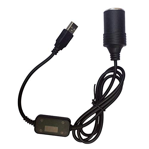 USB a 12V Encendedor de Cigarrillo de Coche Hembra Paso a Paso USB a 12V convertidor de Cable para encendedores de Cigarrillos de Coche grabadora de Coche DVR