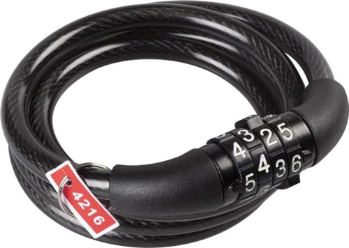 Antifurto cavo a spirale per bici 0,8x100cm con