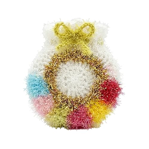 [BENEPISYO] Handmade Korean Lucky Pocket Scrubber - Traditional "Bokjumeoni" Shape