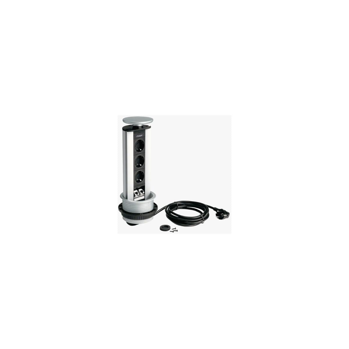 Bloc multiprise Schuko portable : alimentez 3 appareils simultanément